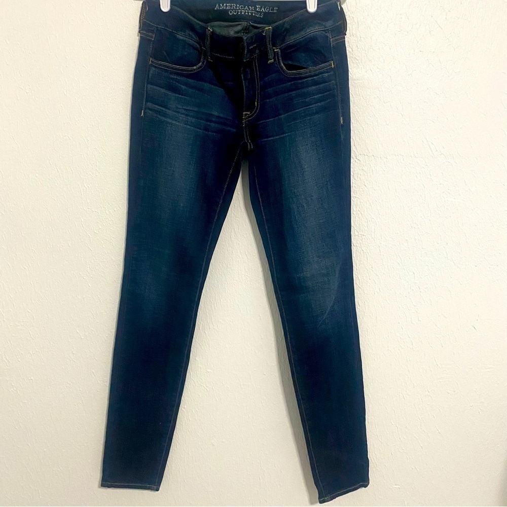 American Eagle Women’s Size 6 Jegging Super Stretch Skinny Jeans Dark Wash